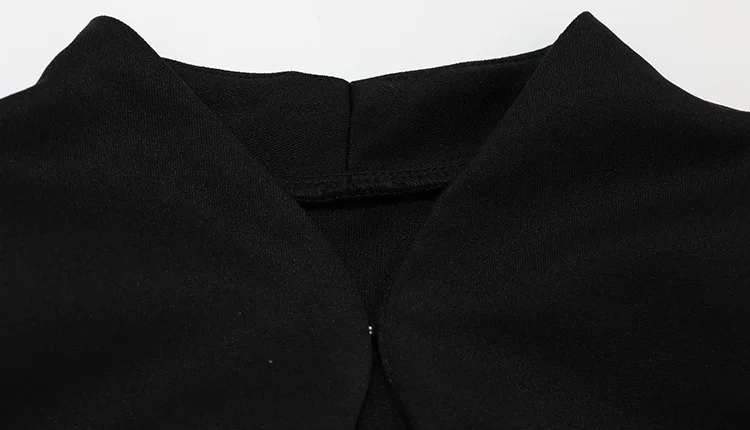 Ahagagag Fashion Women's Tops Sexy Regular Long Sleeves Hollow Out Solid Skinny Zipper Half High Collar Casual Streetwear Basic