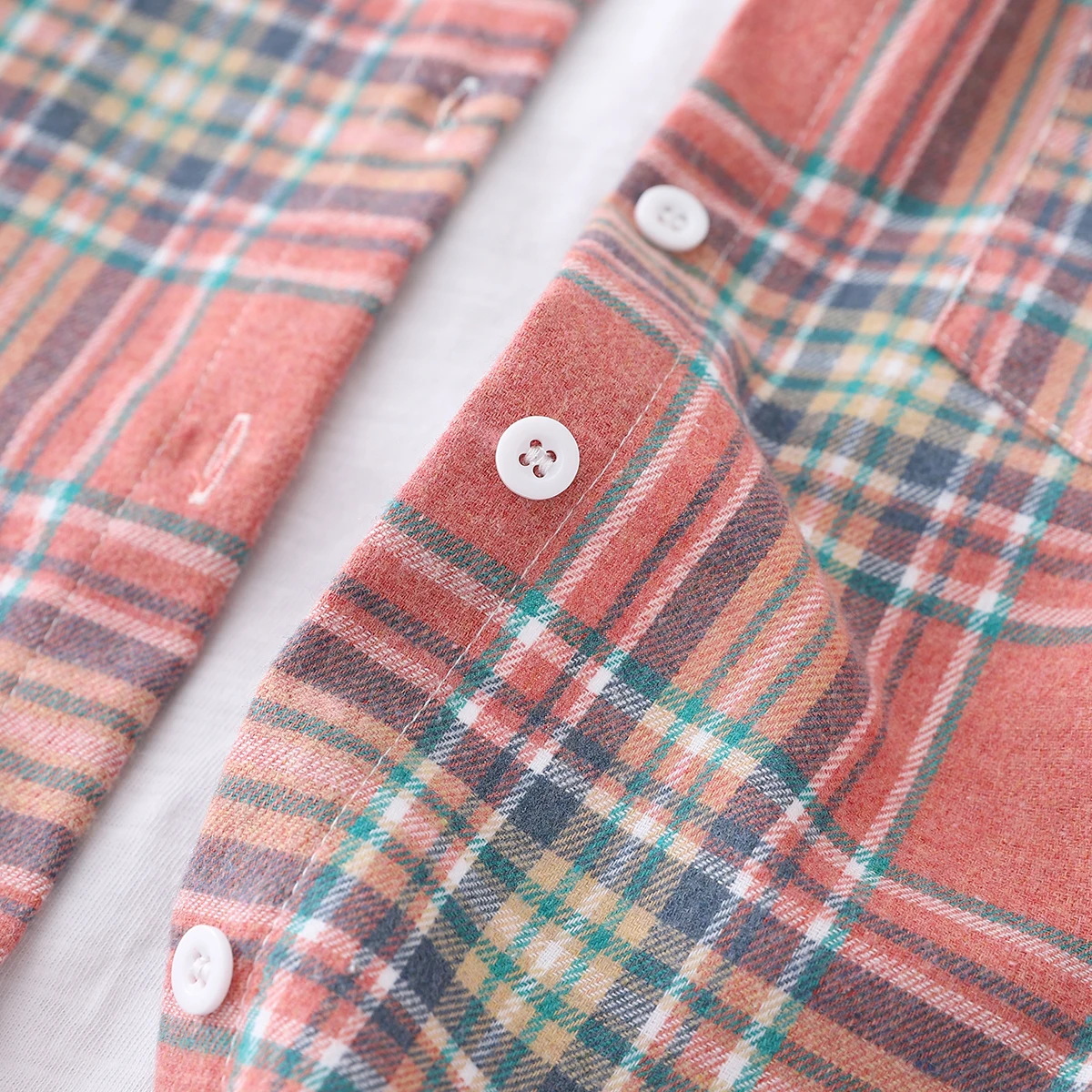 2025 Spring Loose Casual Womens Plaid Shirt Fresh College Style Long Sleeve Blouses And Tops Female Flannel Checked Clothes