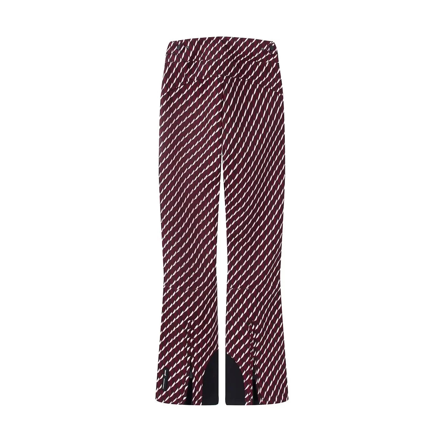 2027 Winter Women's Elegant Ski Snowboarding Outdoor Sports Trousers Female High Quality Windproof Thick Warm Skiing Flare Pants