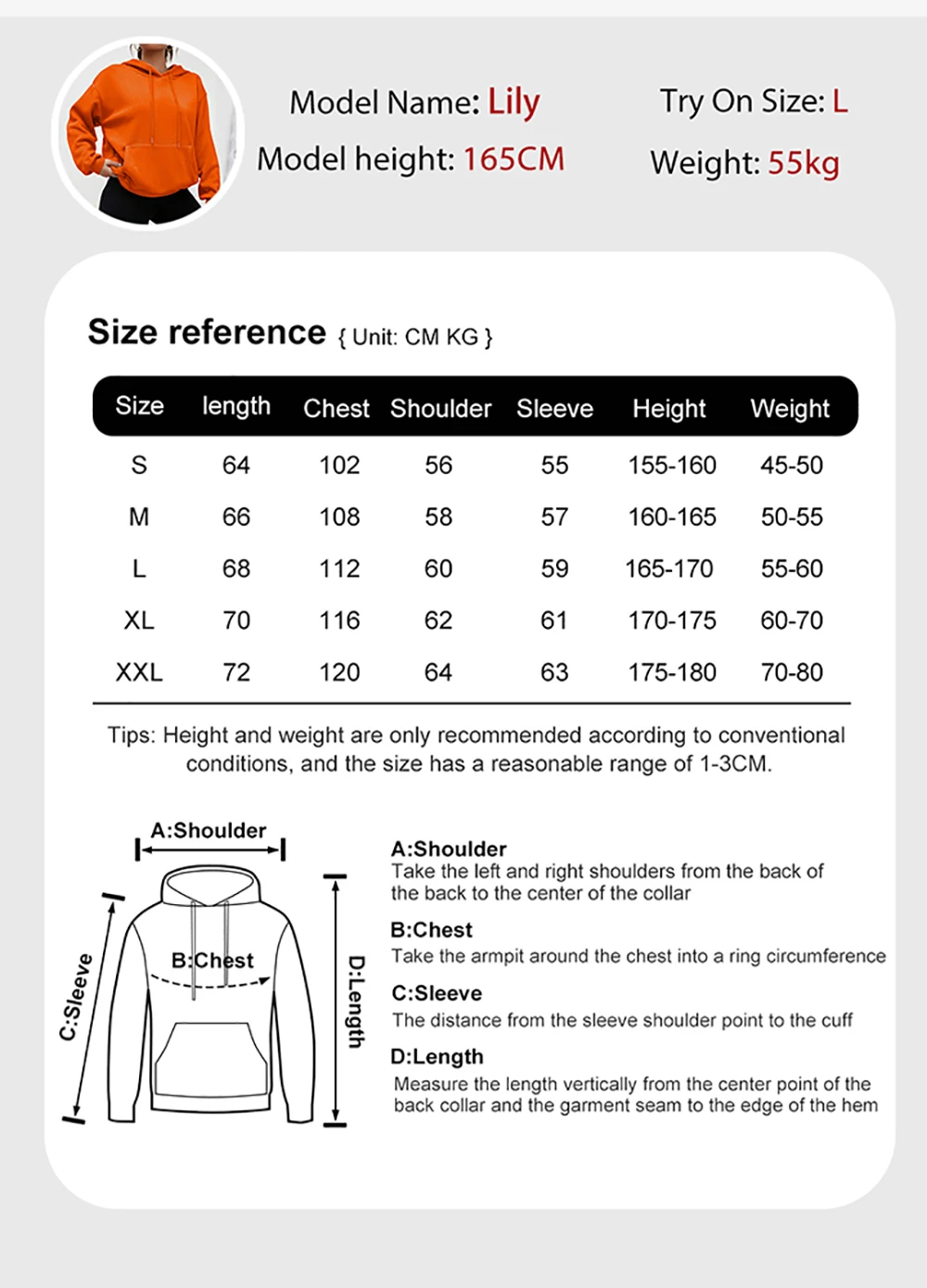 Customize Womens Hoodies Street Oversized Pocket Sweatshirts Hip Hop Unisex Tops DIY Your Logo/Graphic Pullovers Woman Clothes