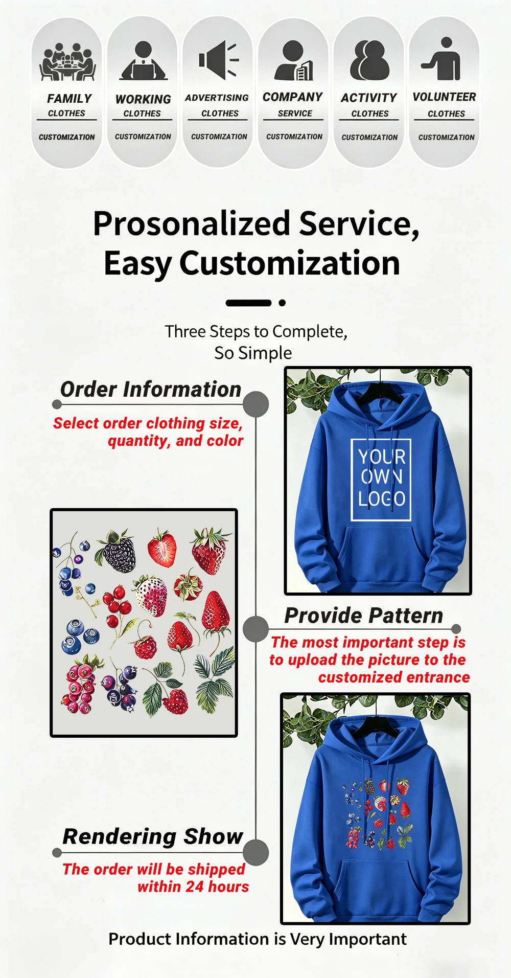 Customize Womens Hoodies Street Oversized Pocket Sweatshirts Hip Hop Unisex Tops DIY Your Logo/Graphic Pullovers Woman Clothes