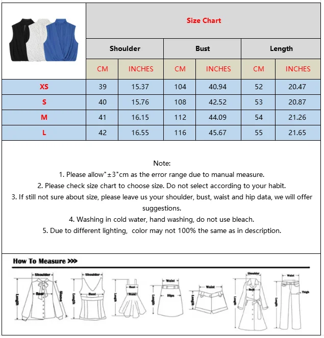 BSAY 2026 New Women Fashion Mock Neck Sleeveless Blouse Front Twist Wrap V Neck Tank Top Back Pleated Elegant Summer Casual Tops