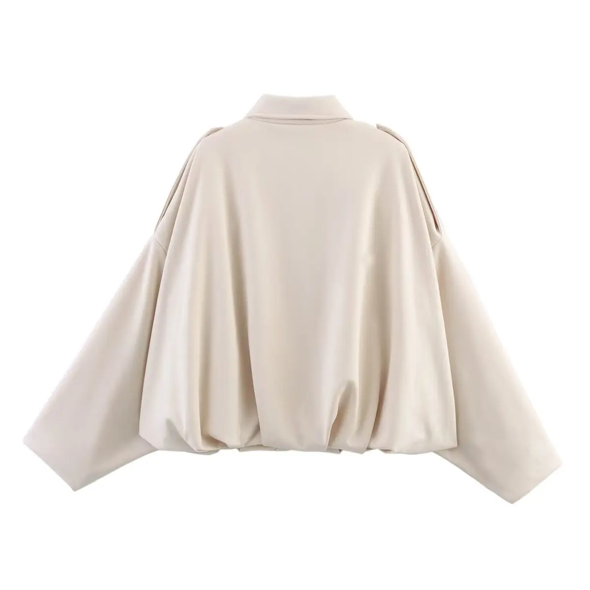 YENKYE New 2025 Women Suede Textured Jacket Long Sleeve Lapel Collar Loose Coats Casual Female Outerwear Chic Tops