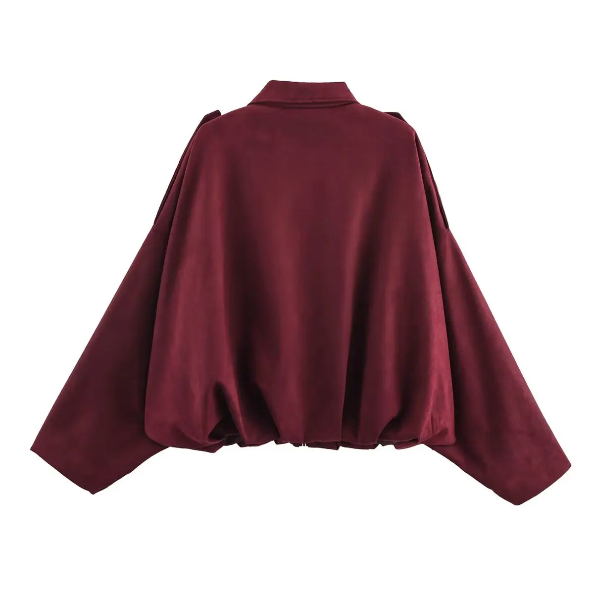 YENKYE New 2025 Women Suede Textured Jacket Long Sleeve Lapel Collar Loose Coats Casual Female Outerwear Chic Tops