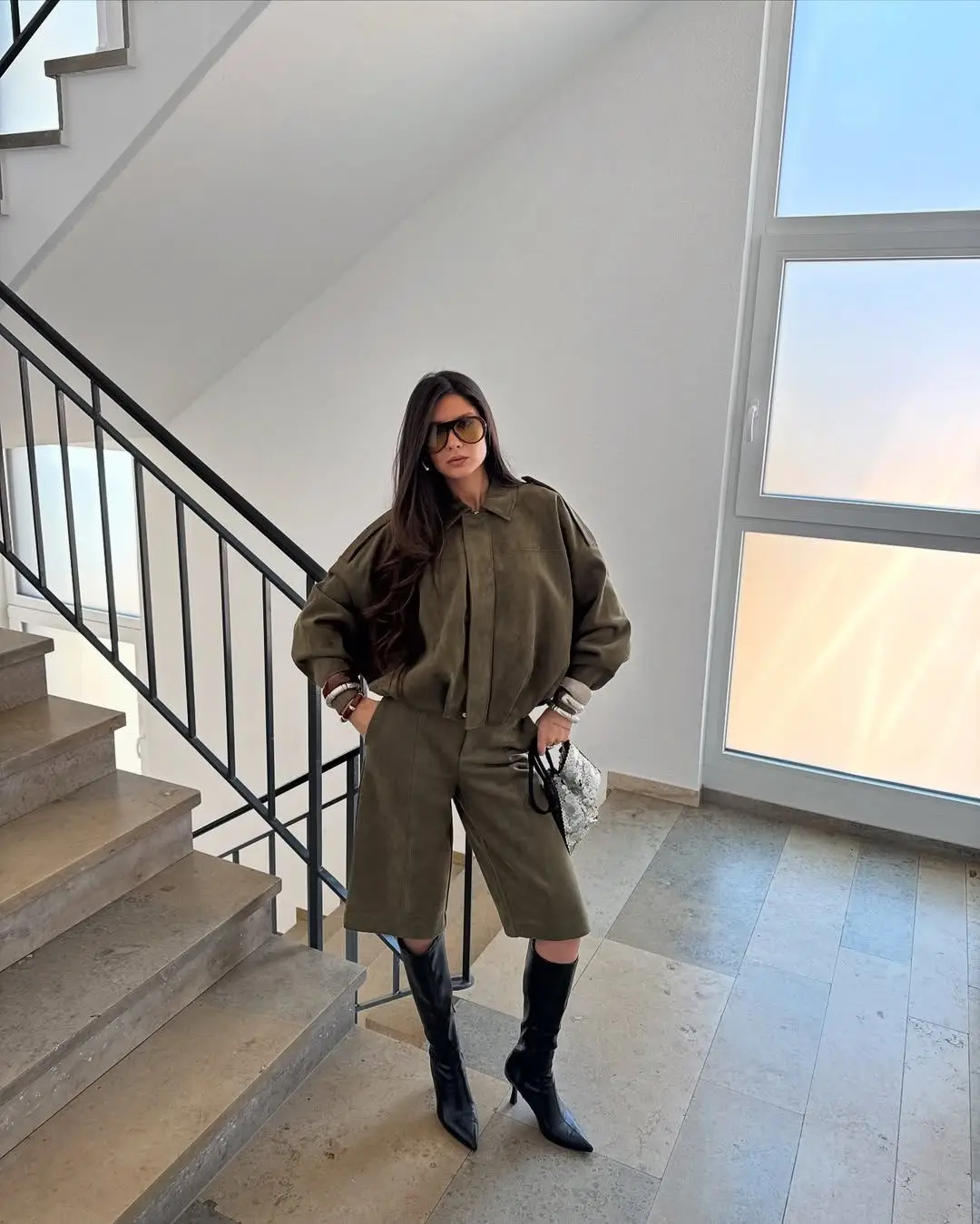 YENKYE New 2025 Women Suede Textured Jacket Long Sleeve Lapel Collar Loose Coats Casual Female Outerwear Chic Tops