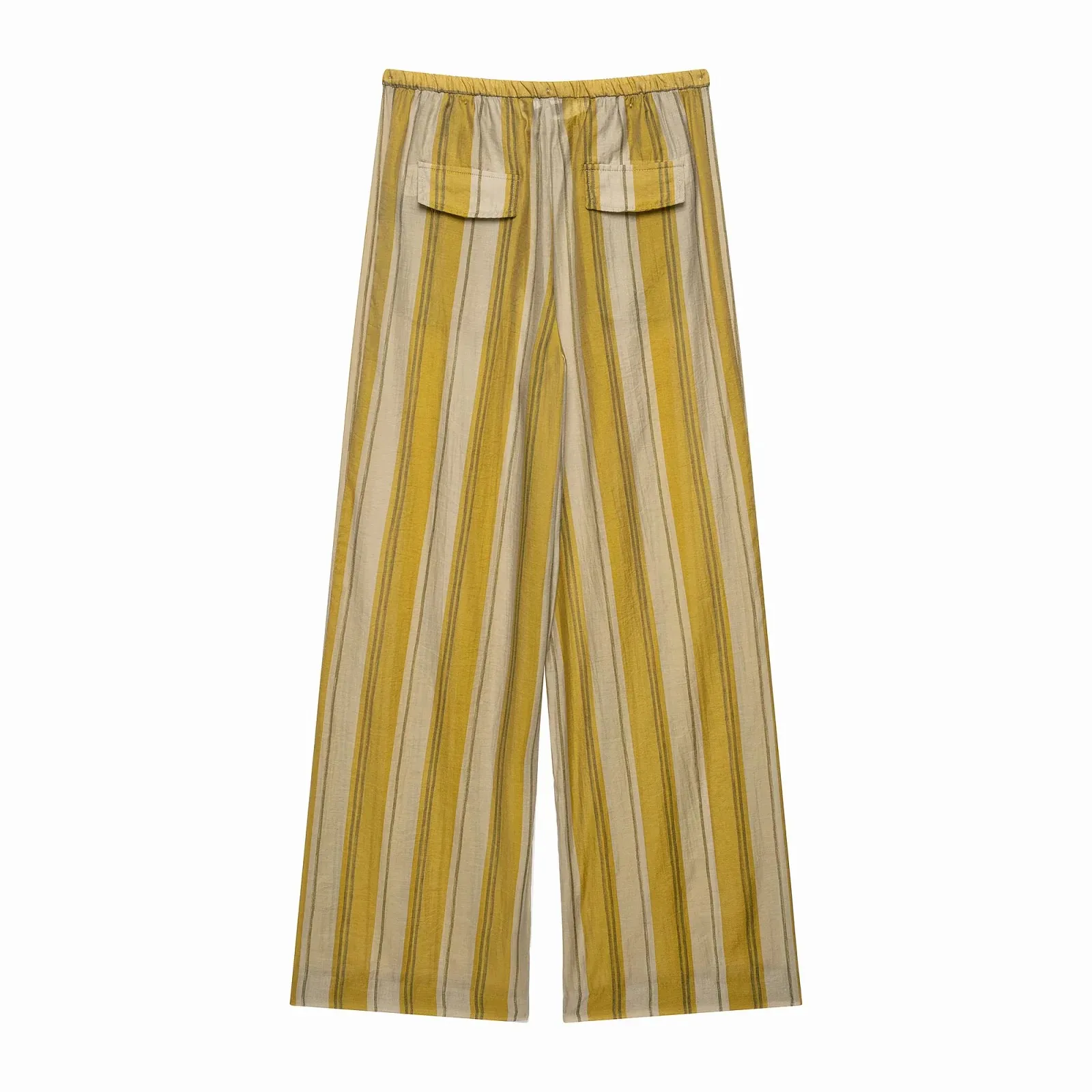 Women Casual Striped Loose Shirt Trouser Suits Women Full Sleeve Lapel Button Top Long Straight Pants Set Female 2026 Lady Suit