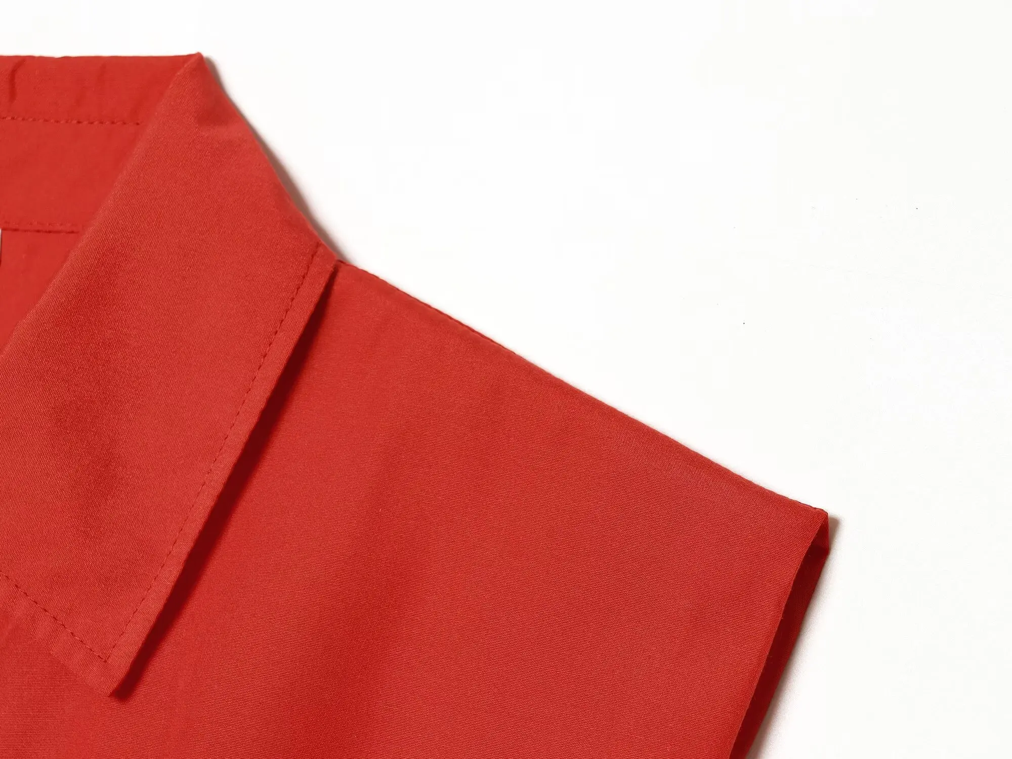 TFMLN Women's Pleated Shirt Spring Summer Vintage Lapel Collar Sleeveless Blouses Simple Flared Hem Ladies Tops 2026 New