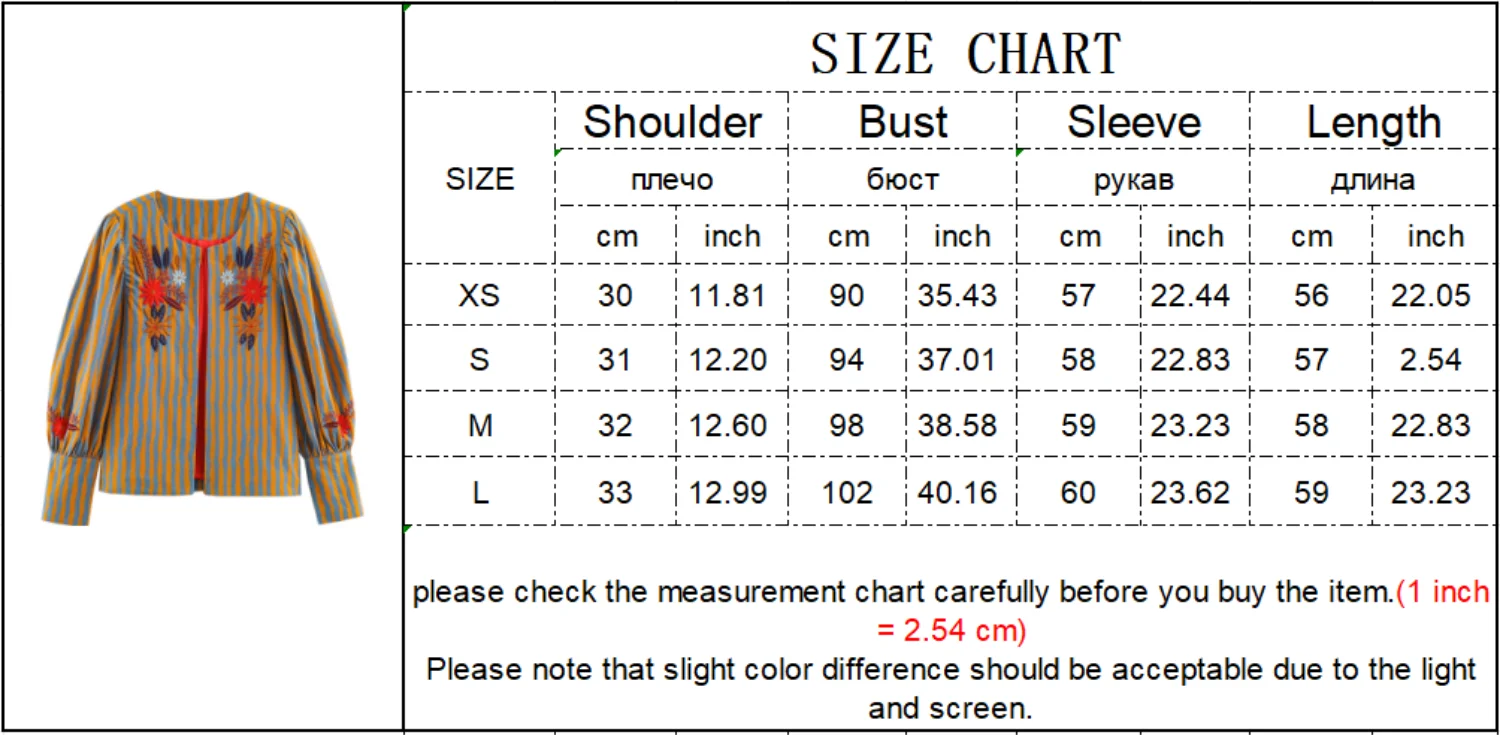 TFMLN 2026 Women Embroidery Jacket Retro New TFMLN 2026 Round Collar Elegant Long Sleeve High Street Coat Striped Casual Fashion