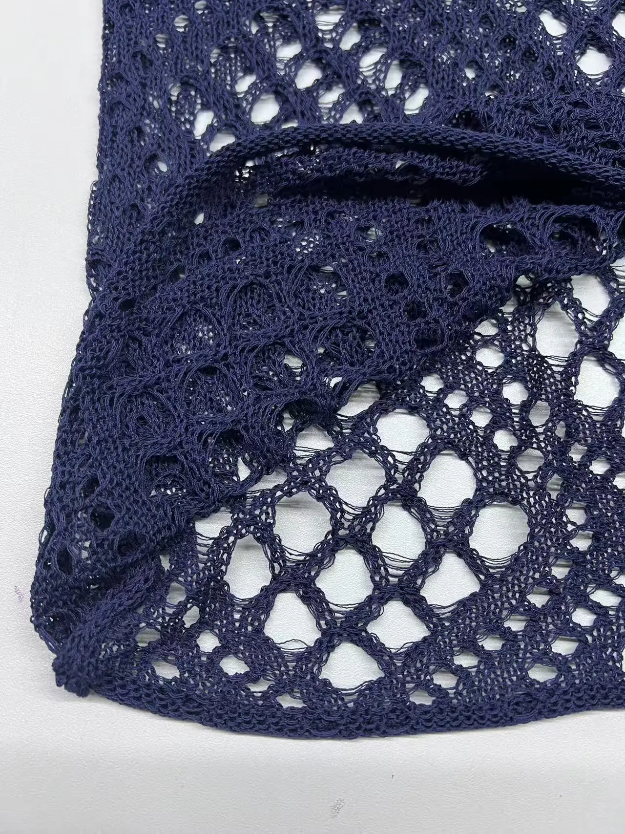 Women Spring Summer Casual Loose V Neck Half Sleeve Hollow Out Crochet Knit Sweater Beach Vacation Cover Up Pullover Tops