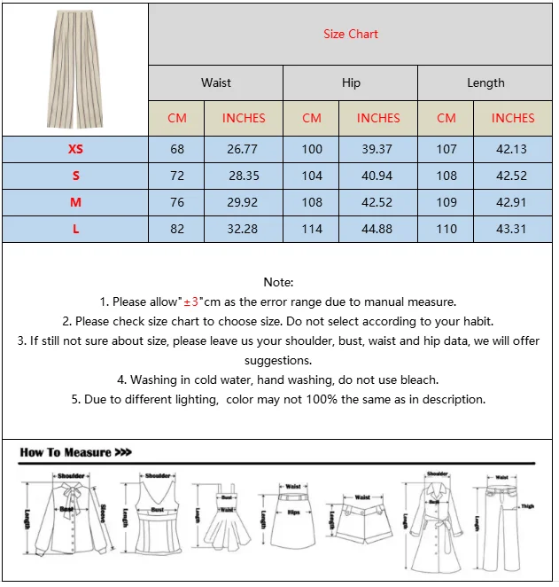 BSAY Women New Vertical Striped Matching Suit Set Notched Lapel Cropped Blazer Sleeve High Waist Wide Leg Casual 2 Piece Outfit