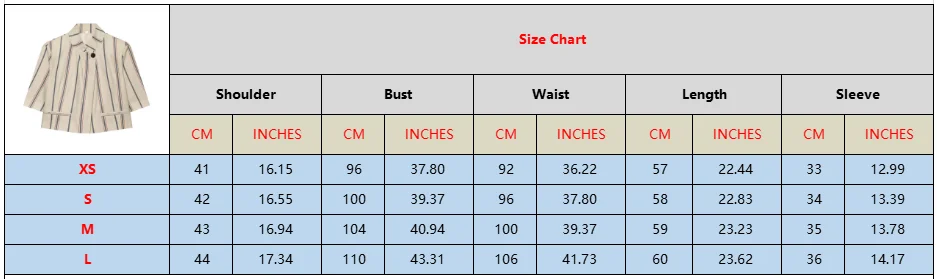 BSAY Women New Vertical Striped Matching Suit Set Notched Lapel Cropped Blazer Sleeve High Waist Wide Leg Casual 2 Piece Outfit