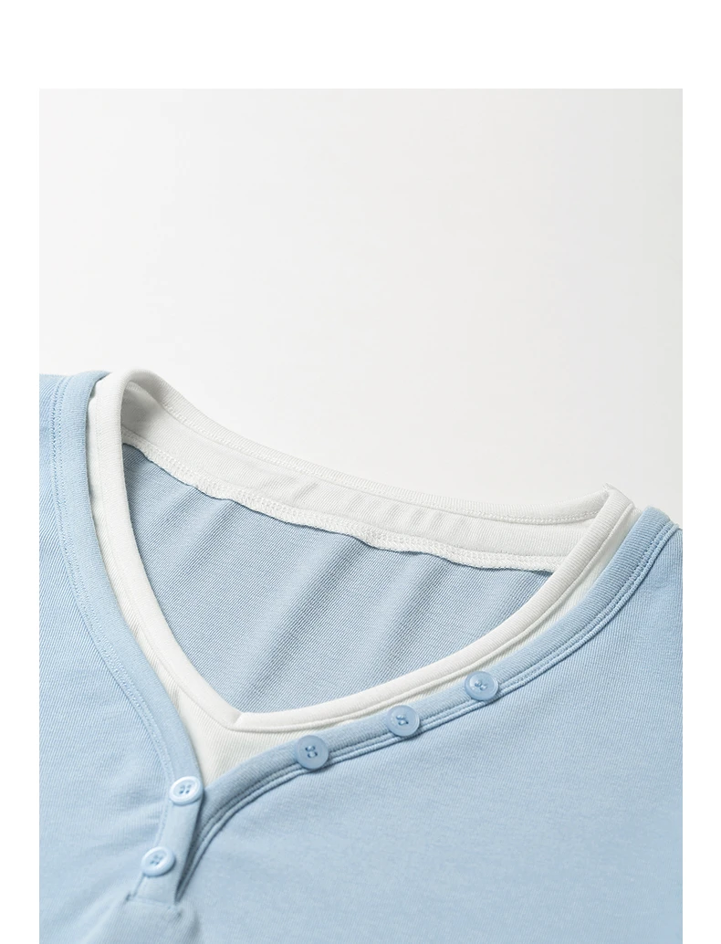 TOYOUTH Women's V Neck Fake Two Piece Long Sleeve T Shirt 2026 Autumn New Cashmere-like Slim Fit Cropped