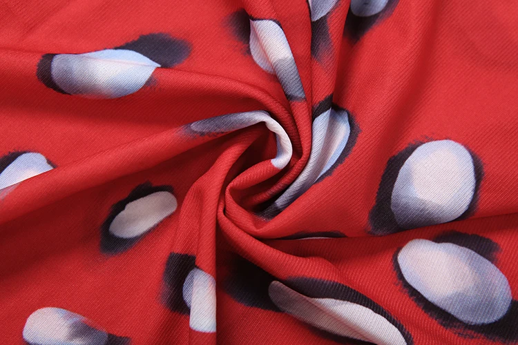 Weird Puss Silk Scarf Strap Patchwork Dress Women Sexy Single-Breasted Full Sleeve Polka Dot Print Hottie Music Festival Bodycon
