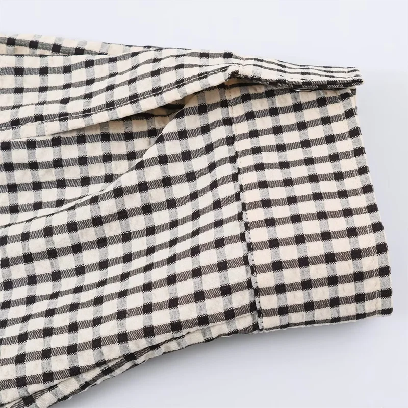 Women's Jacket 2026 New Autumn Long Sleeve Loose Plaid Jacket for Women Casual Stylish Chic Personality Oversize Ladies Outwear