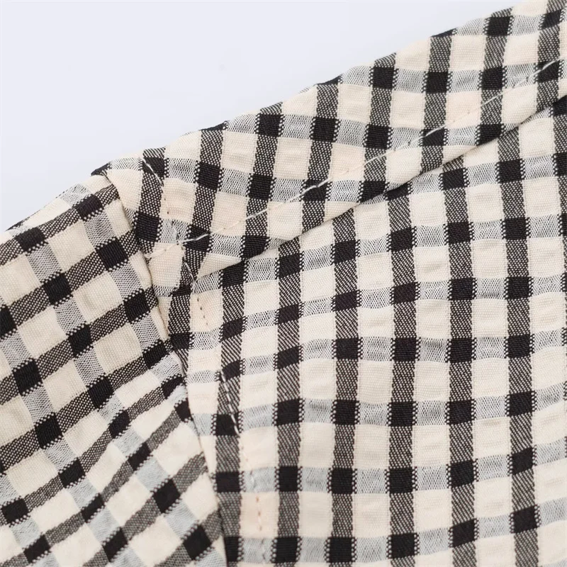 Women's Jacket 2026 New Autumn Long Sleeve Loose Plaid Jacket for Women Casual Stylish Chic Personality Oversize Ladies Outwear