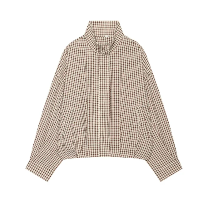 Women's Jacket 2026 New Autumn Long Sleeve Loose Plaid Jacket for Women Casual Stylish Chic Personality Oversize Ladies Outwear