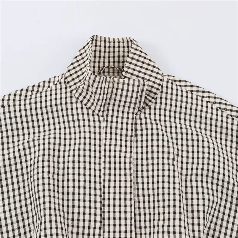 Women's Jacket 2026 New Autumn Long Sleeve Loose Plaid Jacket for Women Casual Stylish Chic Personality Oversize Ladies Outwear