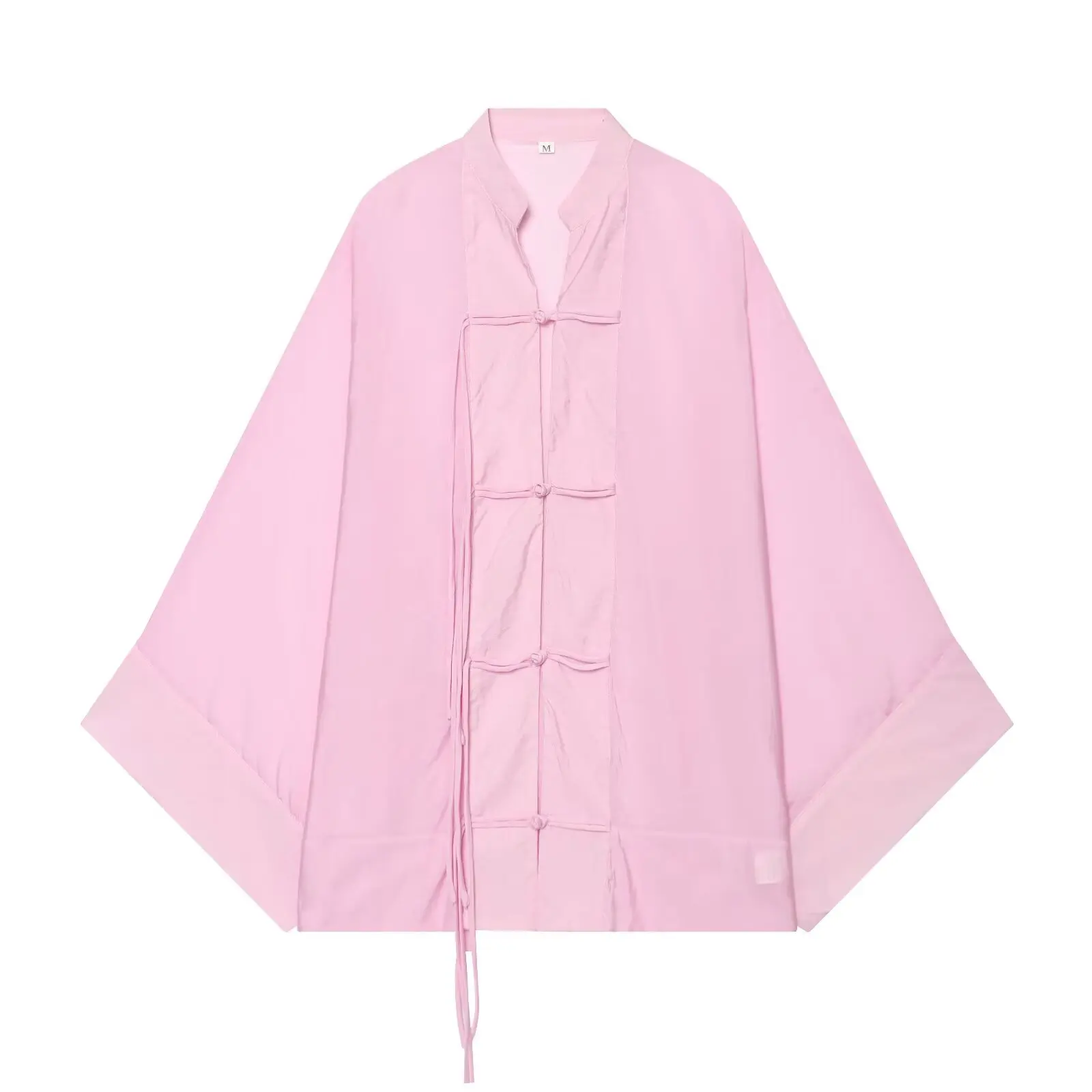 Women Elegant Blouse For Women Loose Long Sleeve Shirts Female Single-breasted Casual Shirts Fashion See Through Thin Top