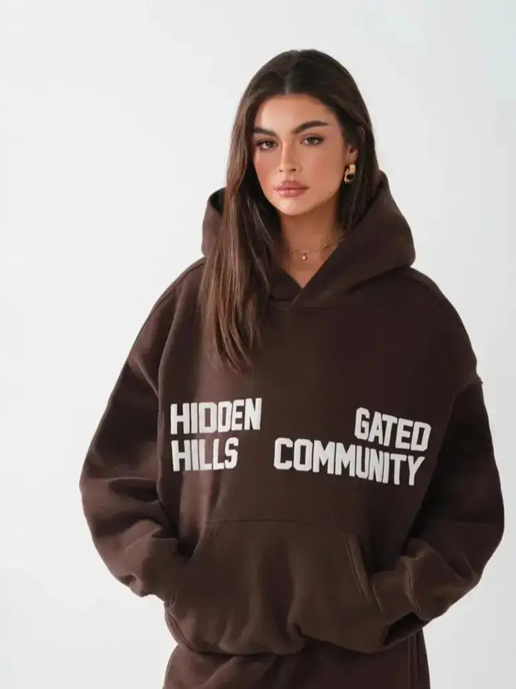 2025 Spring and Autumn Trendy Brand Fashion Printed Hoodie Set with Long Sleeve Hoodie for Men and Women, Casual Versatile Coat