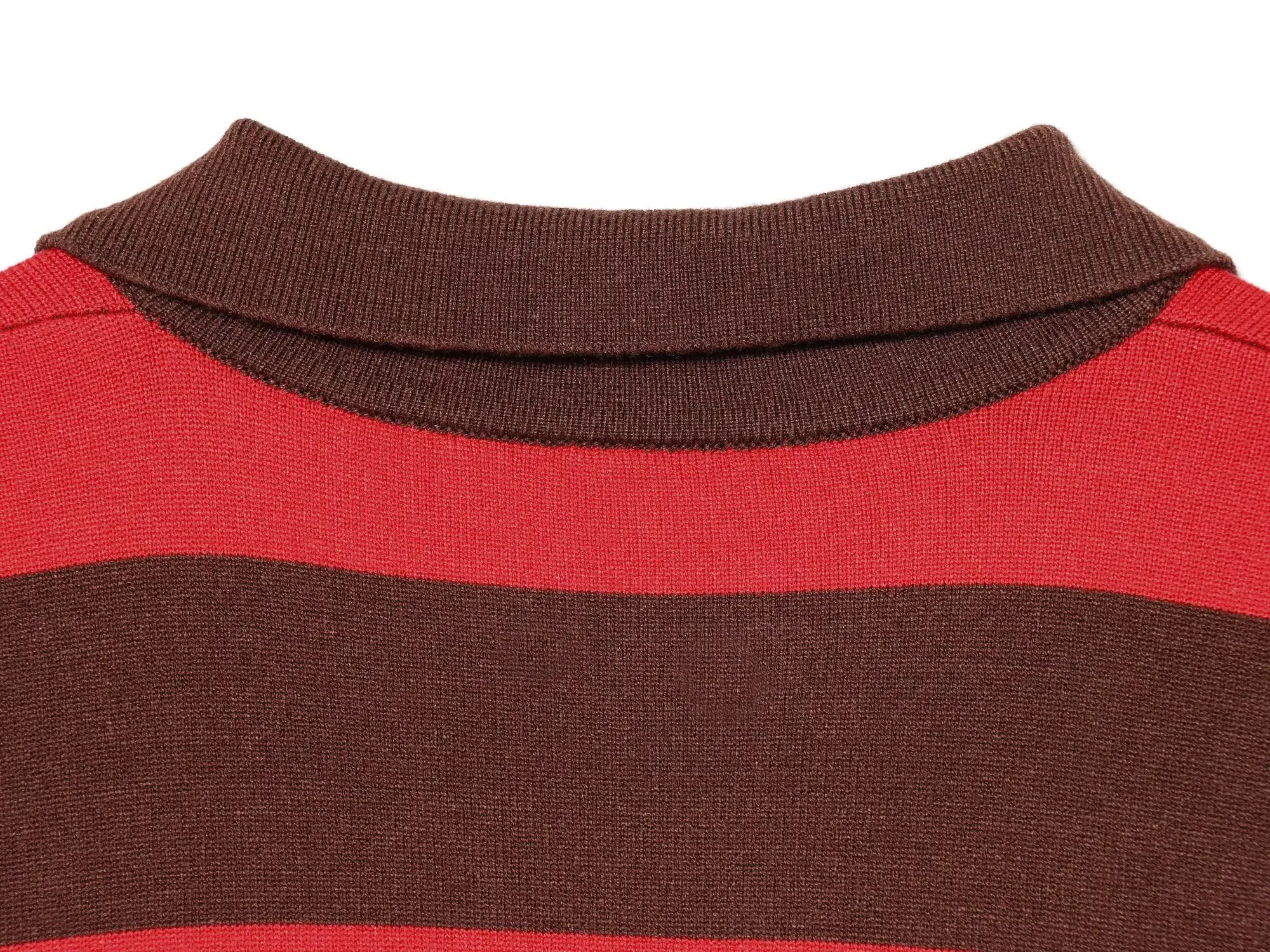 Autumn Women's 2026 New Knitted Striped Sweater Polo Neck Pullover Autumn Fashion Loose Elegant Warm Young Women Sweater Street