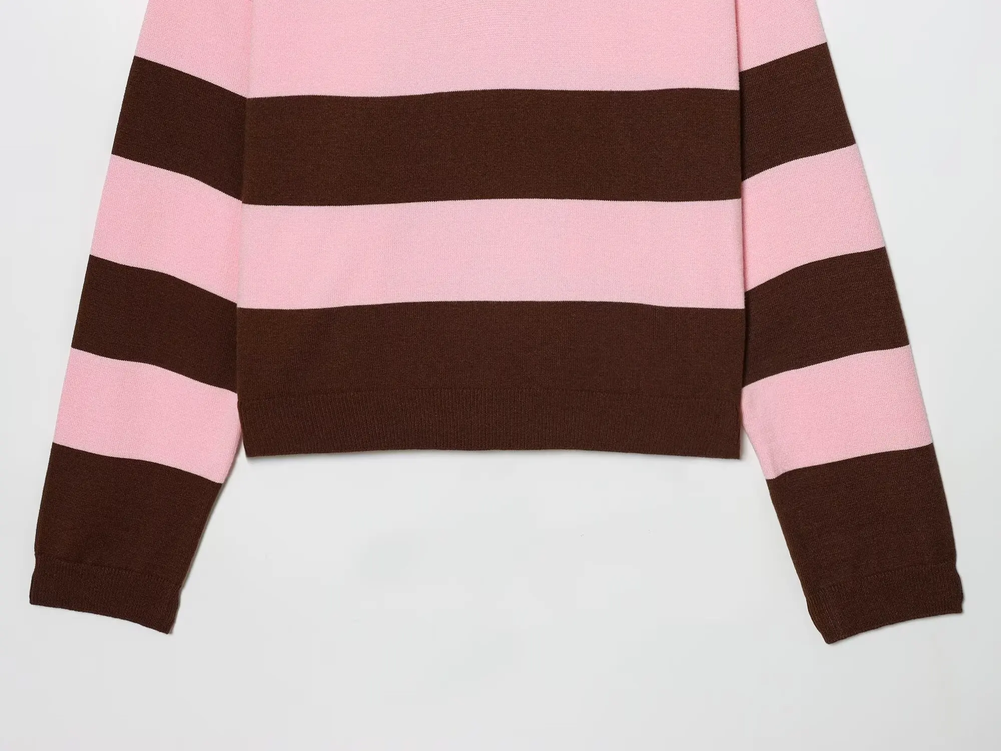 Autumn Women's 2026 New Knitted Striped Sweater Polo Neck Pullover Autumn Fashion Loose Elegant Warm Young Women Sweater Street