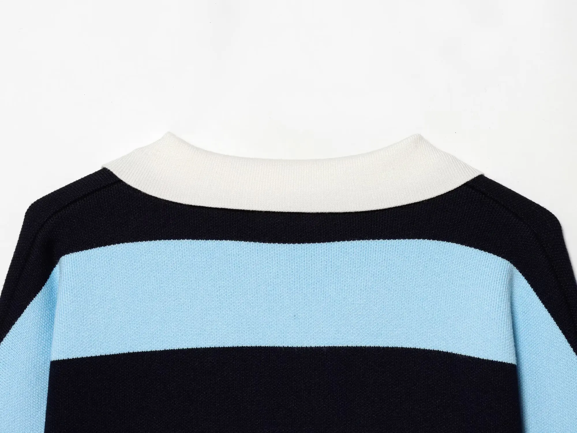 Autumn Women's 2026 New Knitted Striped Sweater Polo Neck Pullover Autumn Fashion Loose Elegant Warm Young Women Sweater Street