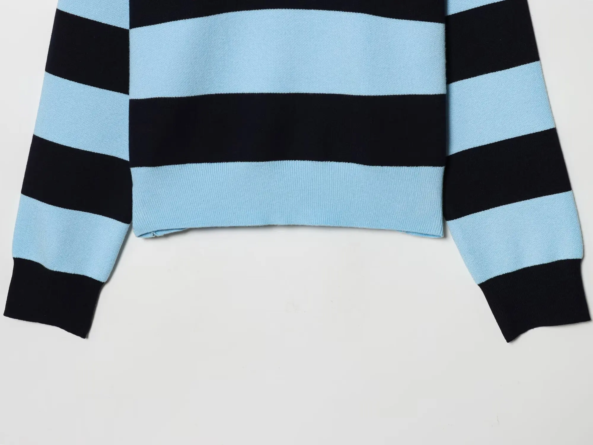 Autumn Women's 2026 New Knitted Striped Sweater Polo Neck Pullover Autumn Fashion Loose Elegant Warm Young Women Sweater Street