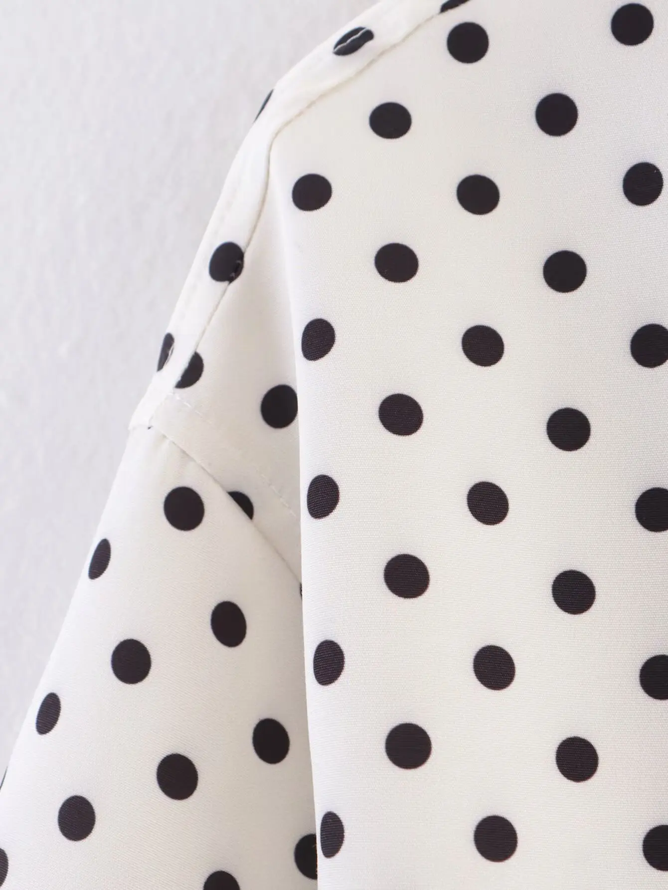 SLTNX Polka Dot Spring Autumn Short Coats Women's High Street Long Sleeve Jackets for Women 2026 Elegant Office Ladies Casual Ou