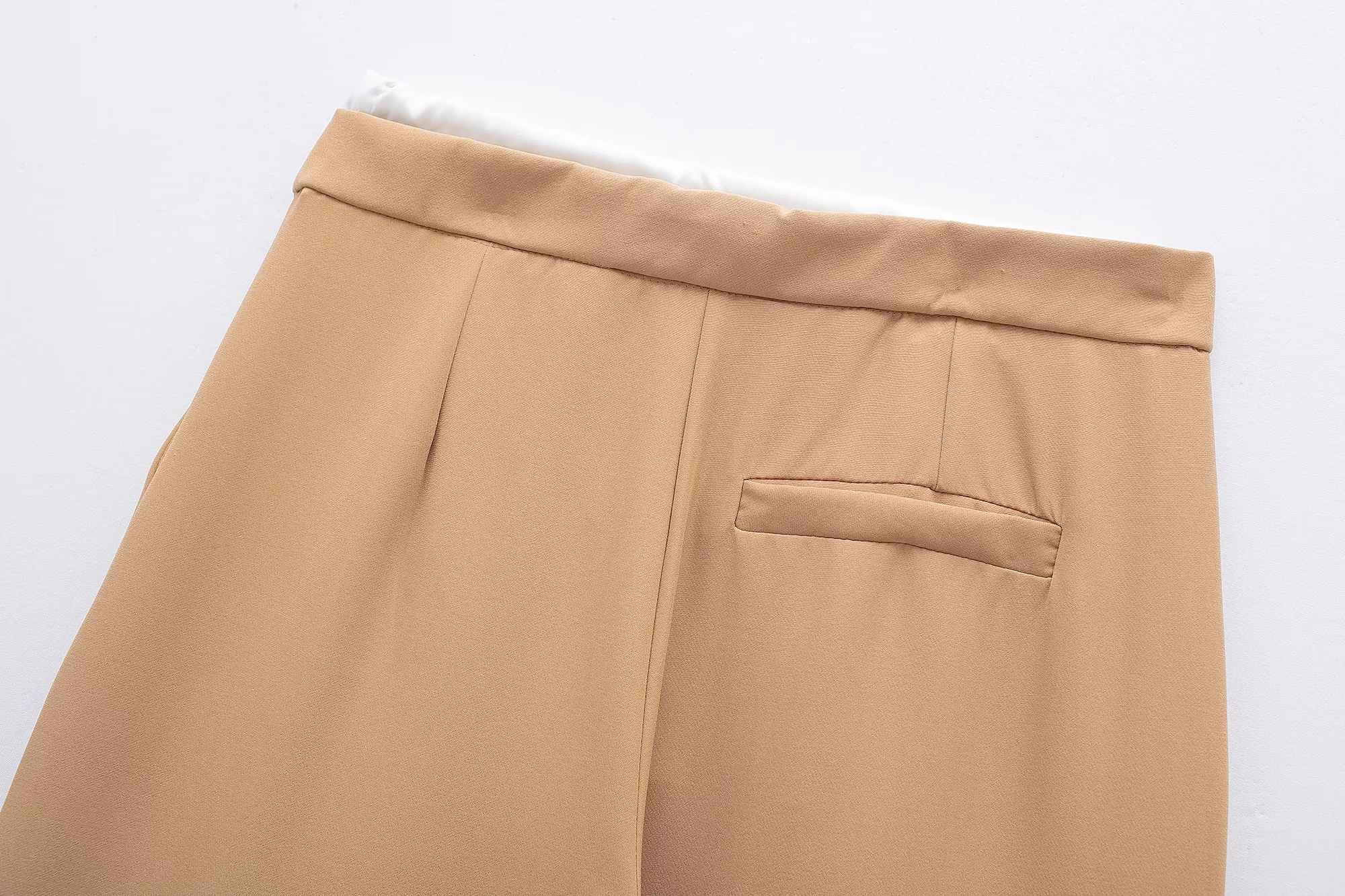 HXAO Women Pants Summer Baggy Pants For Woman Pleats Casual Black Pants Office Lace Up Fluid Trousers Boxer Gray Womens Pants