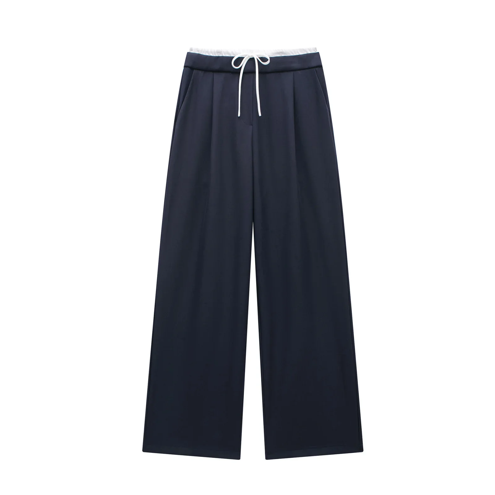 HXAO Women Pants Summer Baggy Pants For Woman Pleats Casual Black Pants Office Lace Up Fluid Trousers Boxer Gray Womens Pants