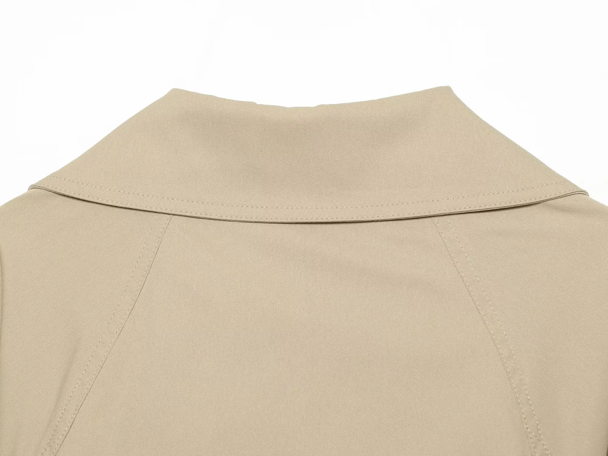 BSAY 2026 Women Short Trench Coat Lapel Double Breasted Belted Waist Long Sleeve Cropped Windbreaker Casual Commuter Outerwear