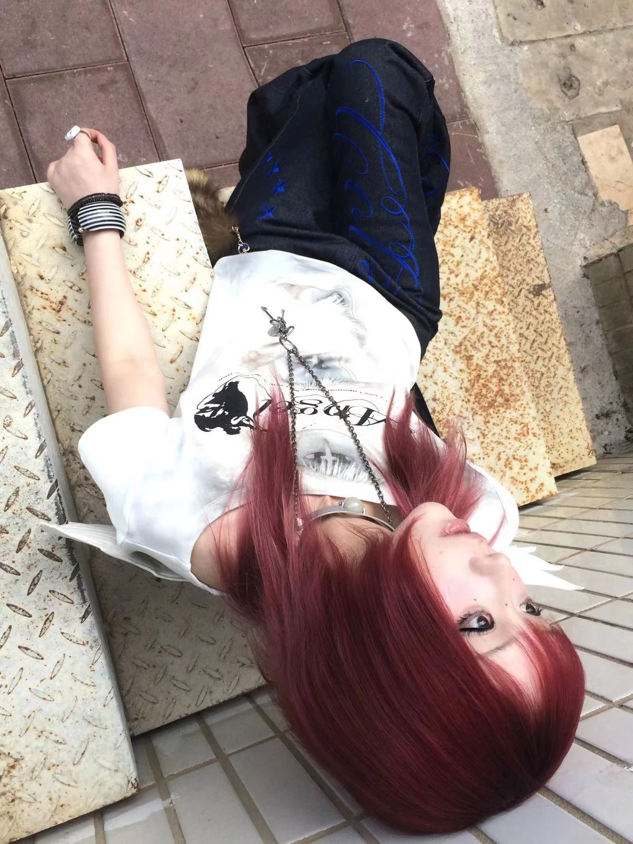Karrram Trashy Y2k Angel Print T-shirt Grunge Aesthetics Short Sleeve Tops With Wings Vintage Fairycore Streetwear 2000s Retro
