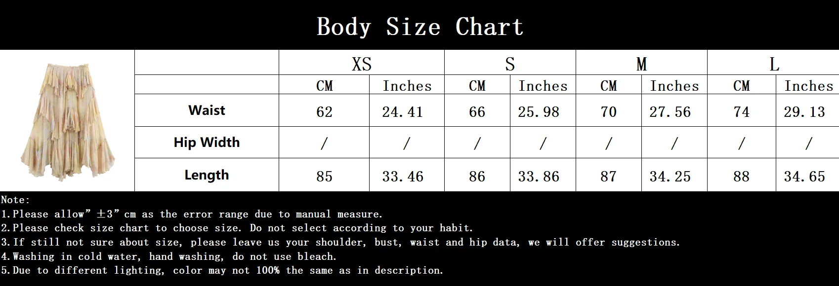KONDALA Women Elegant Hippie Skirt Gradient Print Tiered Ruffled Long Skirts 2026 Summer Holiday High Street Boho Lady Skirts