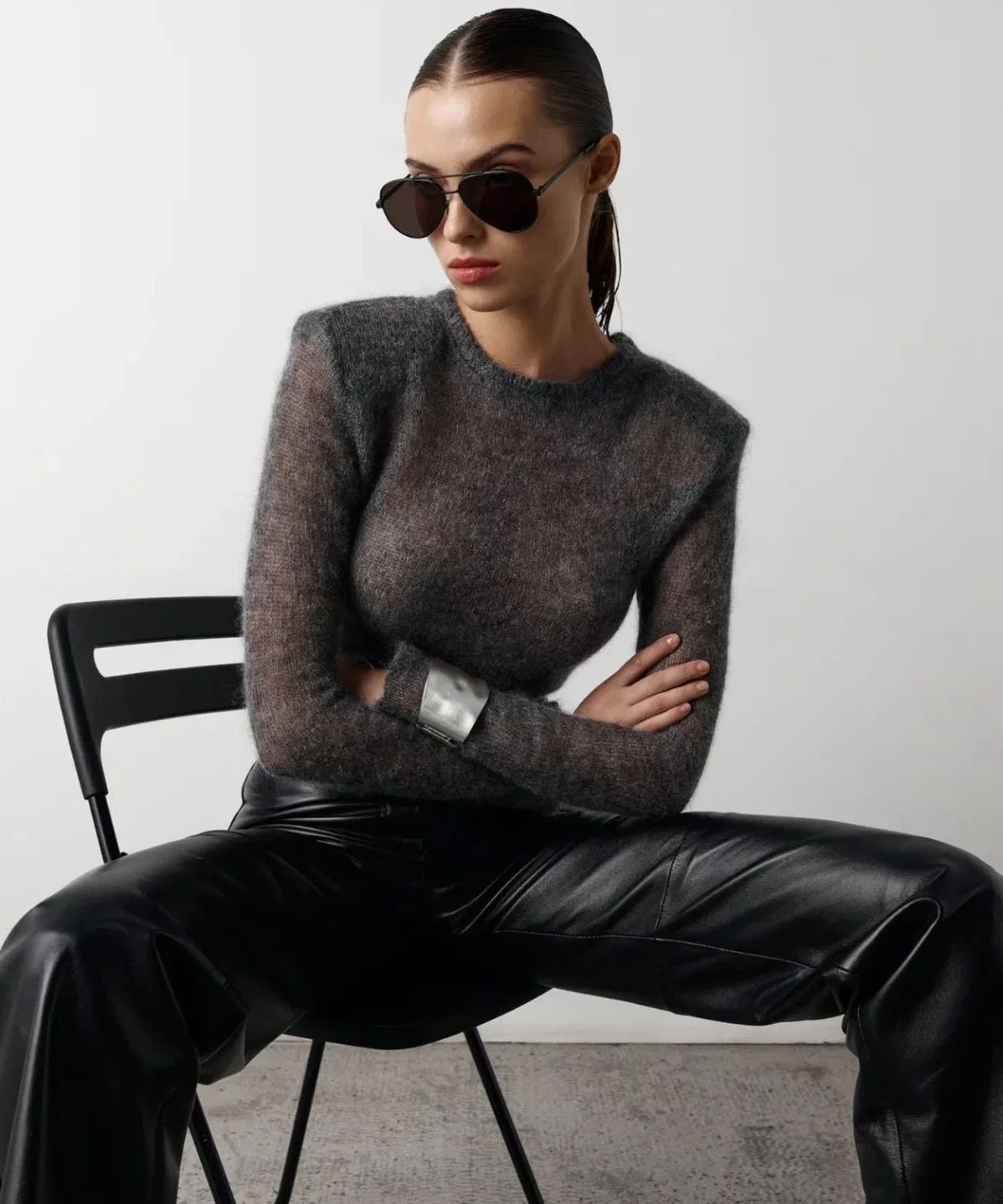 Women Elegant Soft Women Knited Pullover Sweater Lady Casual Crew Neck Long Sleeve Sweaters 2024 Spring Autumn Female Outwear