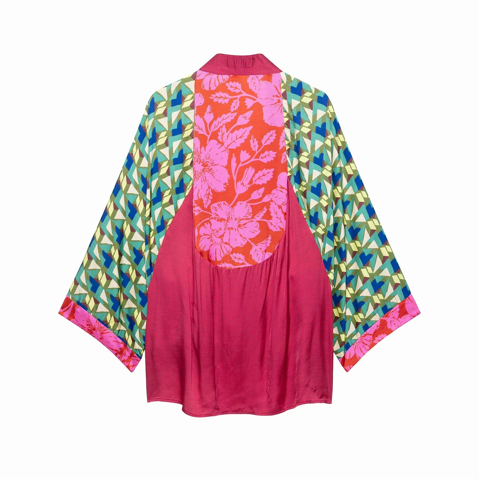 Women Flower Stripe Printed Midi Skirts Two Piece Sets For Women 2026 Summer Chic Tied Blouse Top Suits Woman 2 Piece Outfits