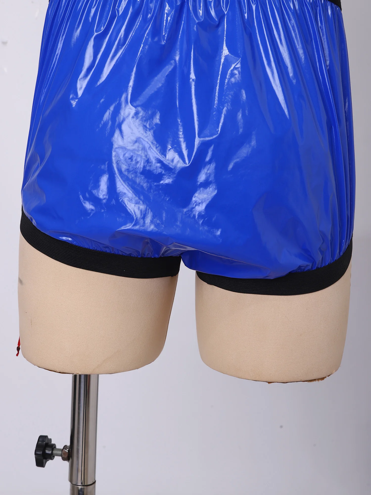 Men Women Waterproof Glossy Bodysuit Leak-proof Washable Diaper Cover Elderly Bedridden Special Needs Adaptive Jumpsuit Swimwear