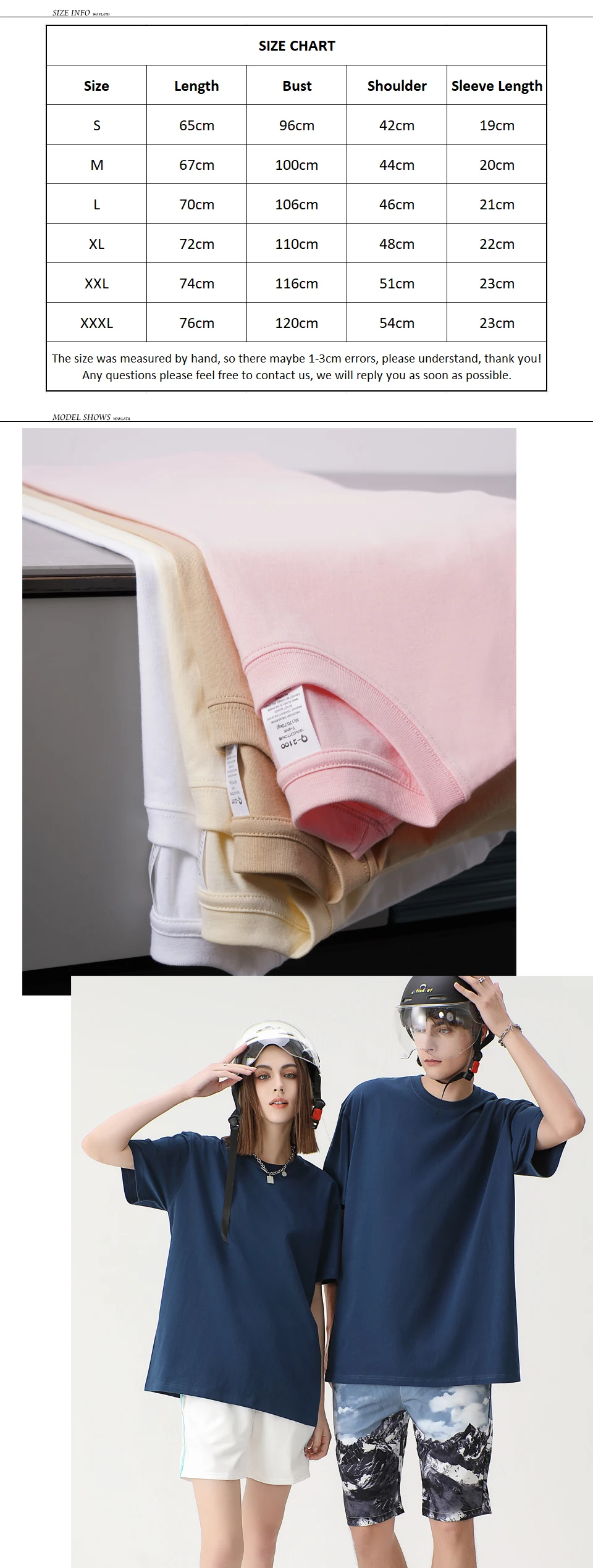 WAVLATII Women New 100% Cotton Solid T Shirts Female Pink White Casual Summer Tees Lady Oversized Short Sleeve Tops WT2401