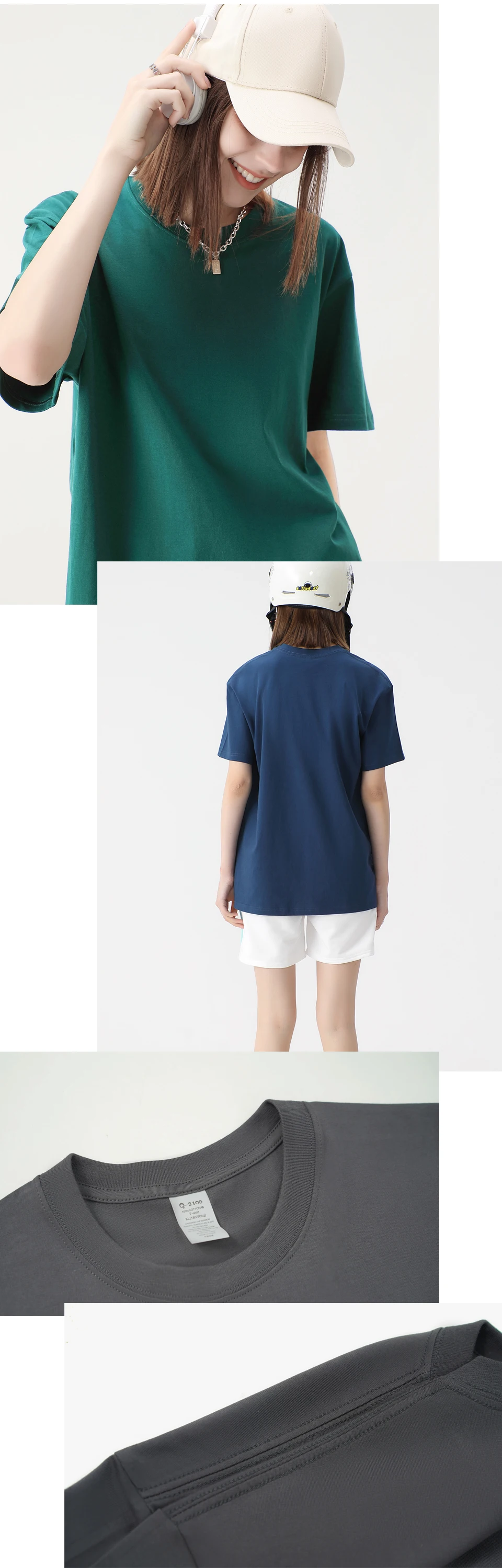 WAVLATII Women New 100% Cotton Solid T Shirts Female Pink White Casual Summer Tees Lady Oversized Short Sleeve Tops WT2401