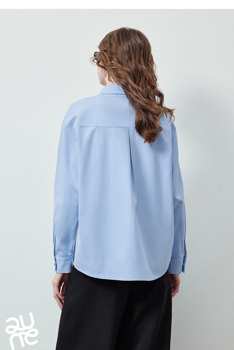 TOYOUTH Women's Color Block Heart Embroidery Blouse 2026 Summer New Pure Cotton Loose Button Down Morandi Color Daily Wear Top