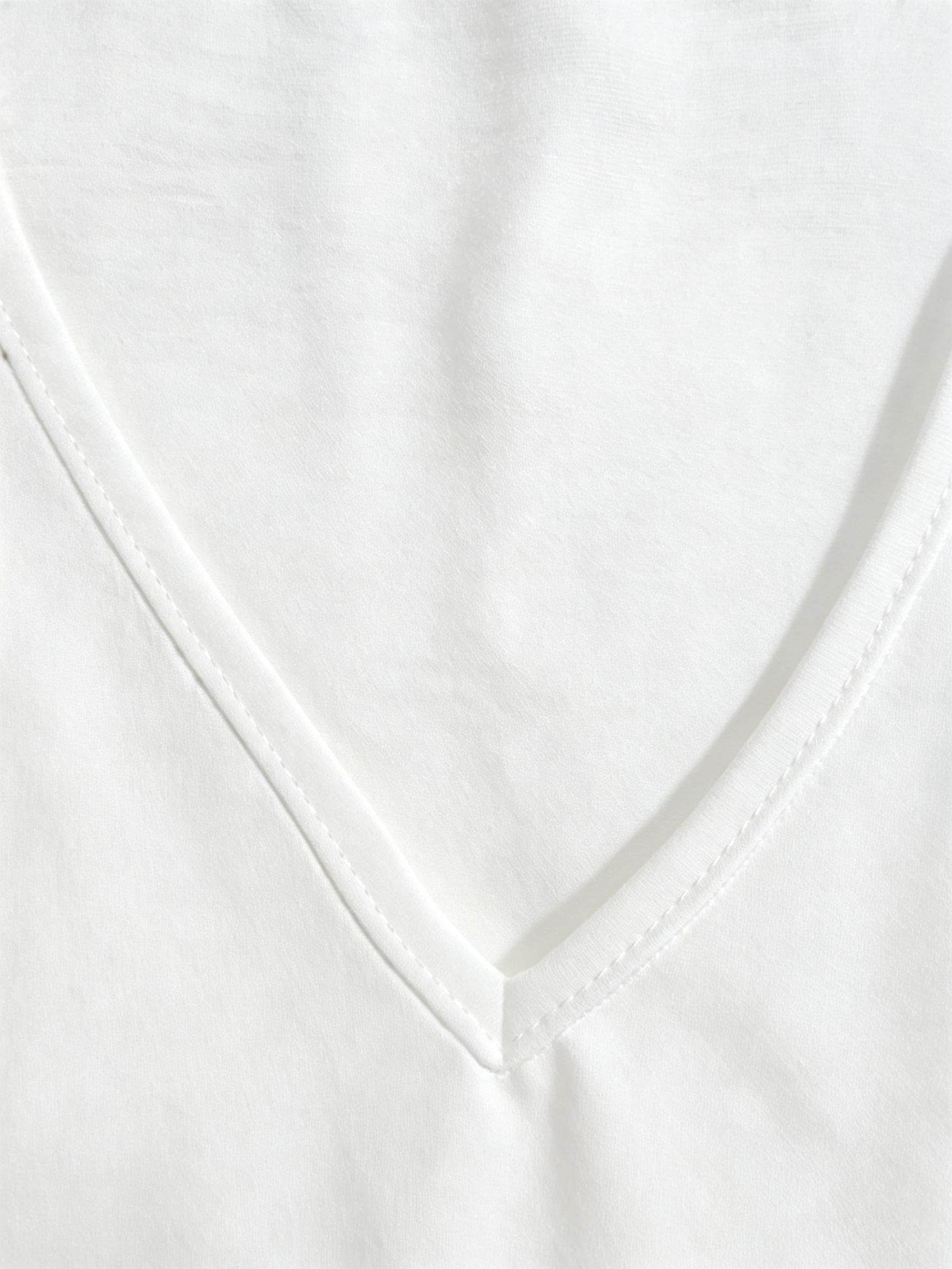 2026 Women's Cross-Border New Fashion Lace V-Neck Pullover Solid Color Casual Three-Quarter Sleeve Blouse