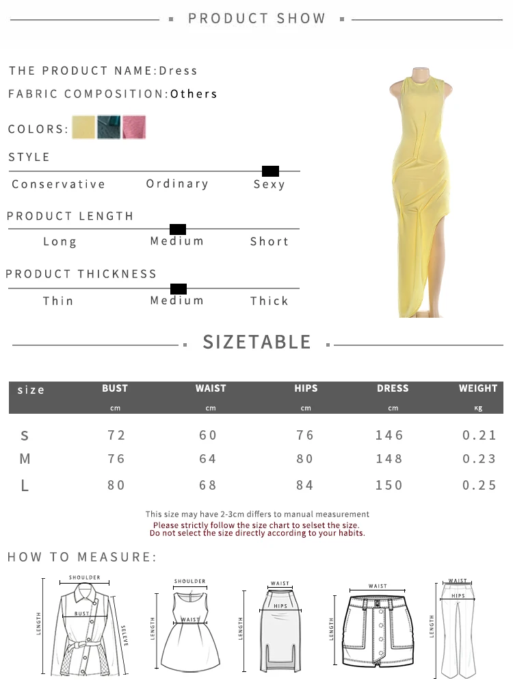 Sisterlinda Trend Fashion Sexy Long Dress Woman Backless O-Neck Sleeveless Irregular Shape Hem Vacation Ruched Elegant Vestidos
