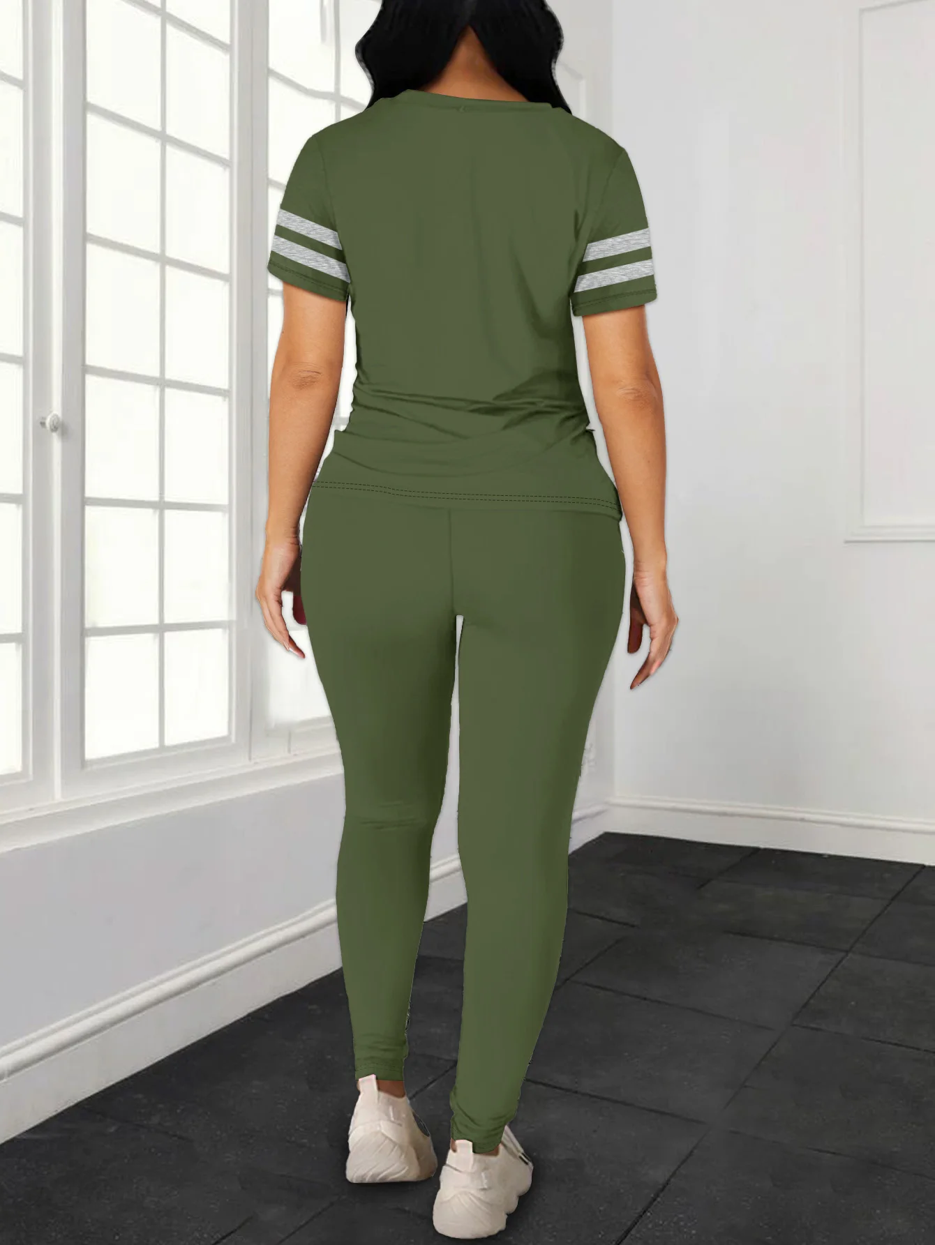 Women's Summer Casual Set Fashionable Comfortable Ensemble Ladies Clothing Outfit