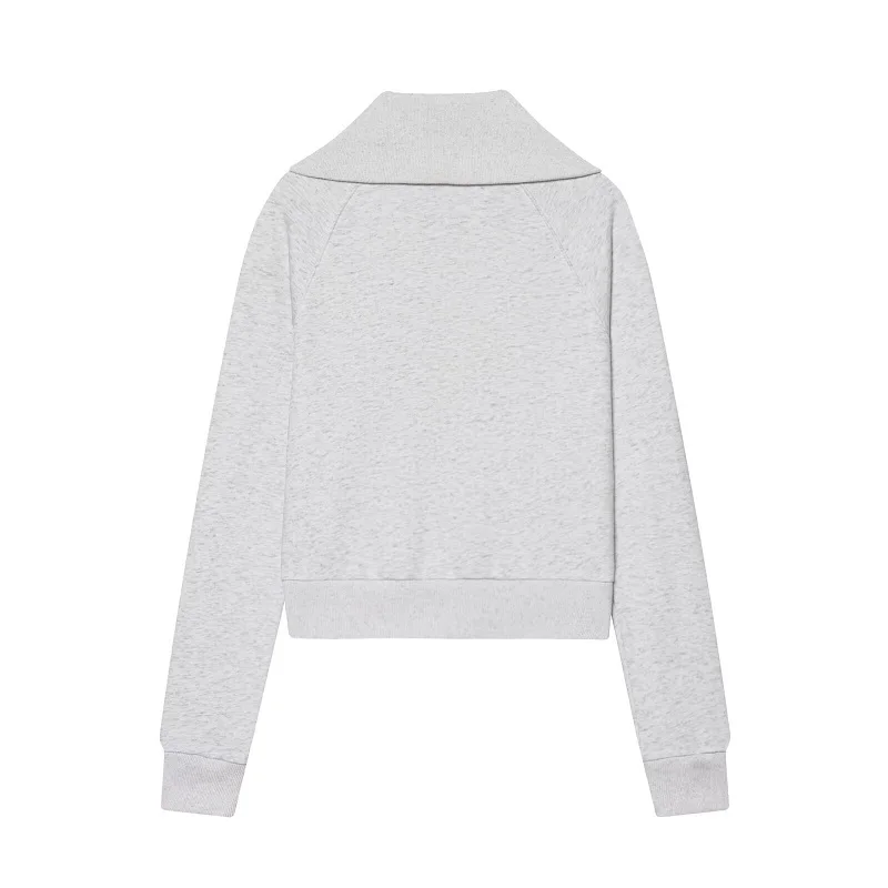MUJER 2026 Cropped Jacket Woman Zipper Varsity Jackets for Women Long Sleeve Winter Coat Female Streetwear Women's Jackets Sets
