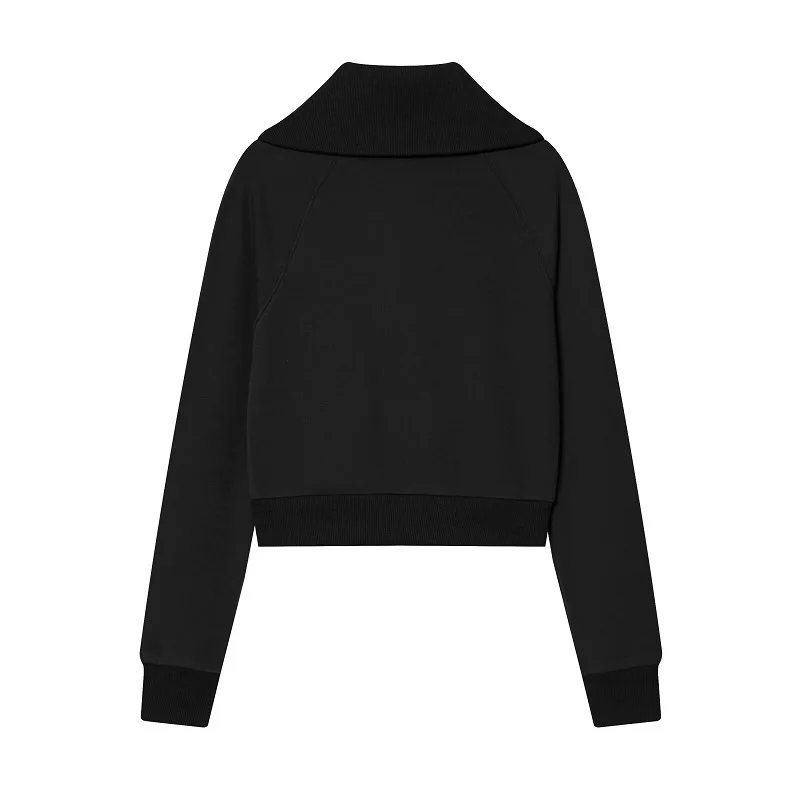 MUJER 2026 Cropped Jacket Woman Zipper Varsity Jackets for Women Long Sleeve Winter Coat Female Streetwear Women's Jackets Sets
