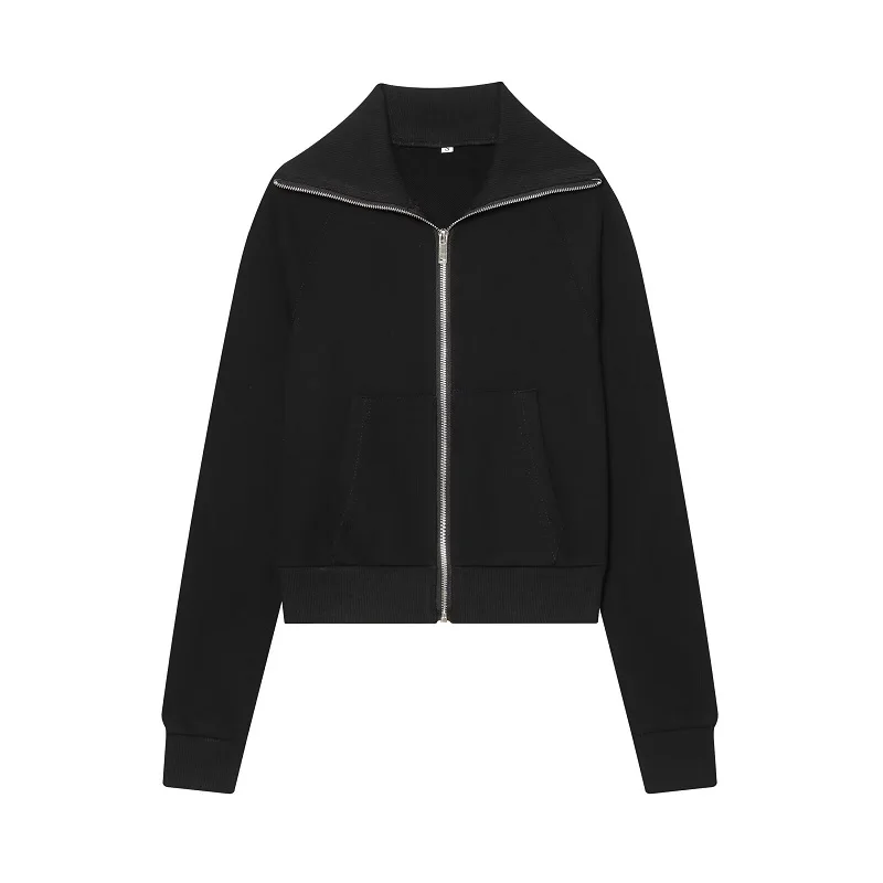 MUJER 2026 Cropped Jacket Woman Zipper Varsity Jackets for Women Long Sleeve Winter Coat Female Streetwear Women's Jackets Sets