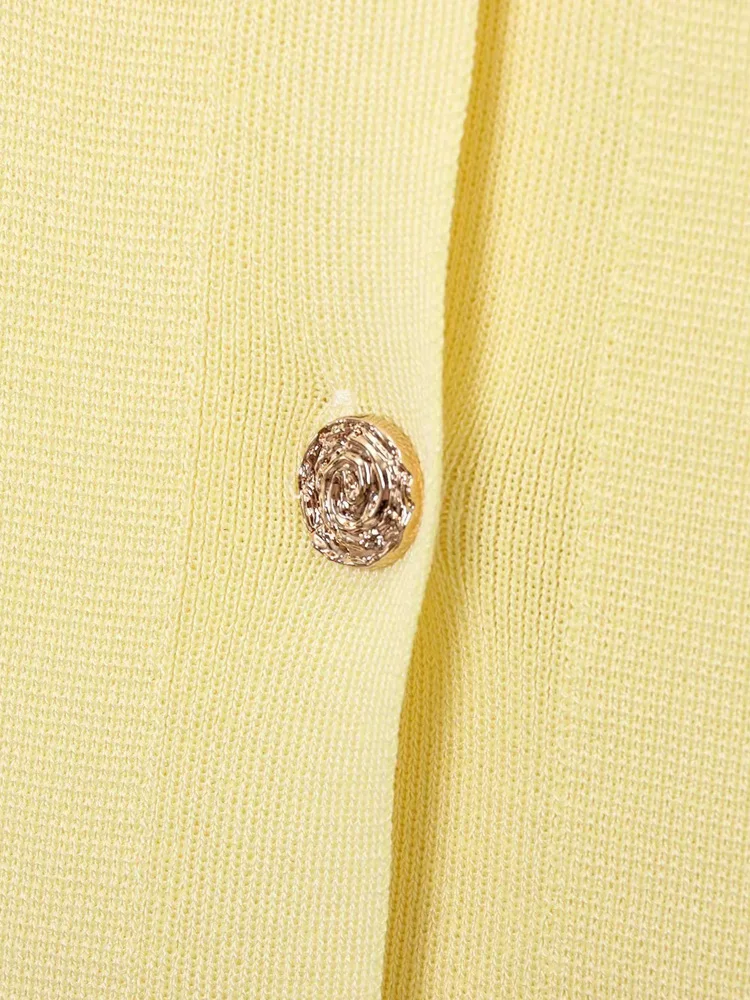 HXAO Cardigan Woman Knitwear Button Ladies Short Sleeve Knit Bolero Women's Tricot Top Summer Outerwear Crop Cardigan Top Female