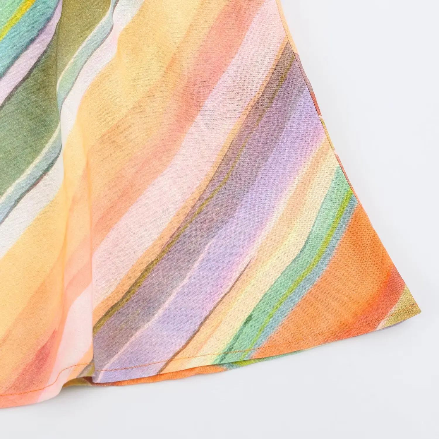 BSAY Women Halter Maxi Dress V‑Neck Colorful Chevron Stripe Print Sleeveless Back Tie Long Dress Summer Beach Vacation Sundress