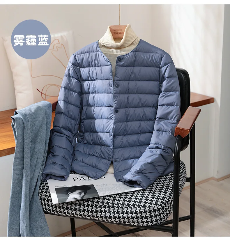2026 New Arrivals Autumn Winter Warm Women White Duck Down Slim Jackets Female Fashion Ultra Lightweight Packable Puffer Coats