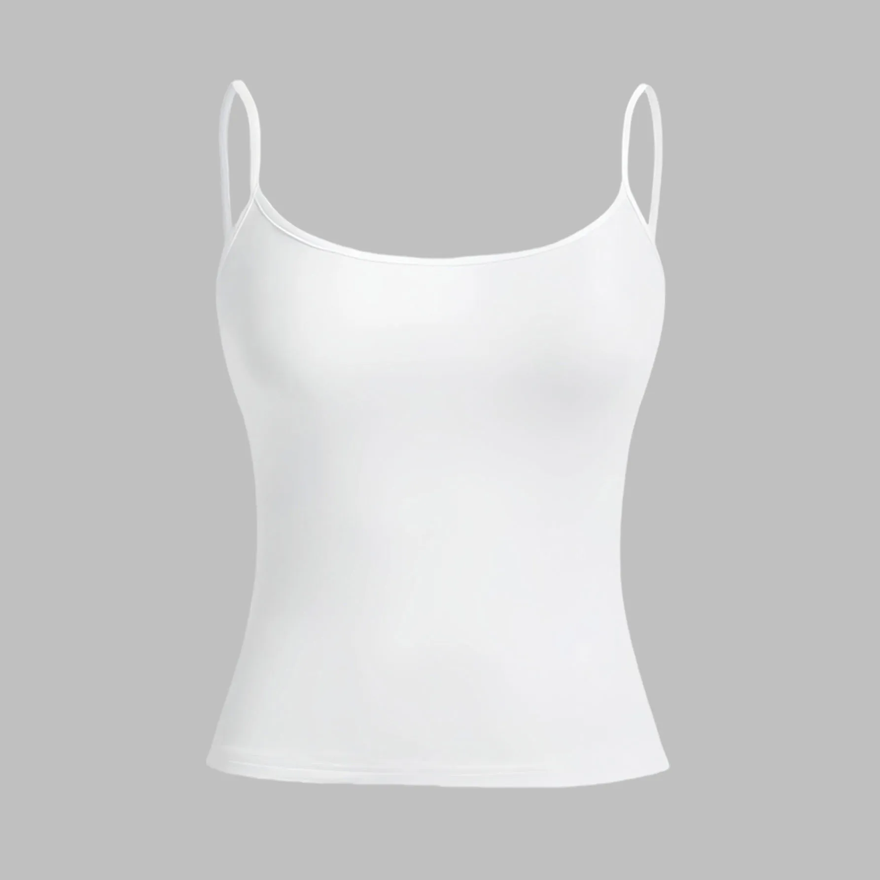 Women Tank Top Strap Slim Top for Summer Fashion Versatile Casual Breathable Micro Elastic Fabric Sleeveless Strap Top