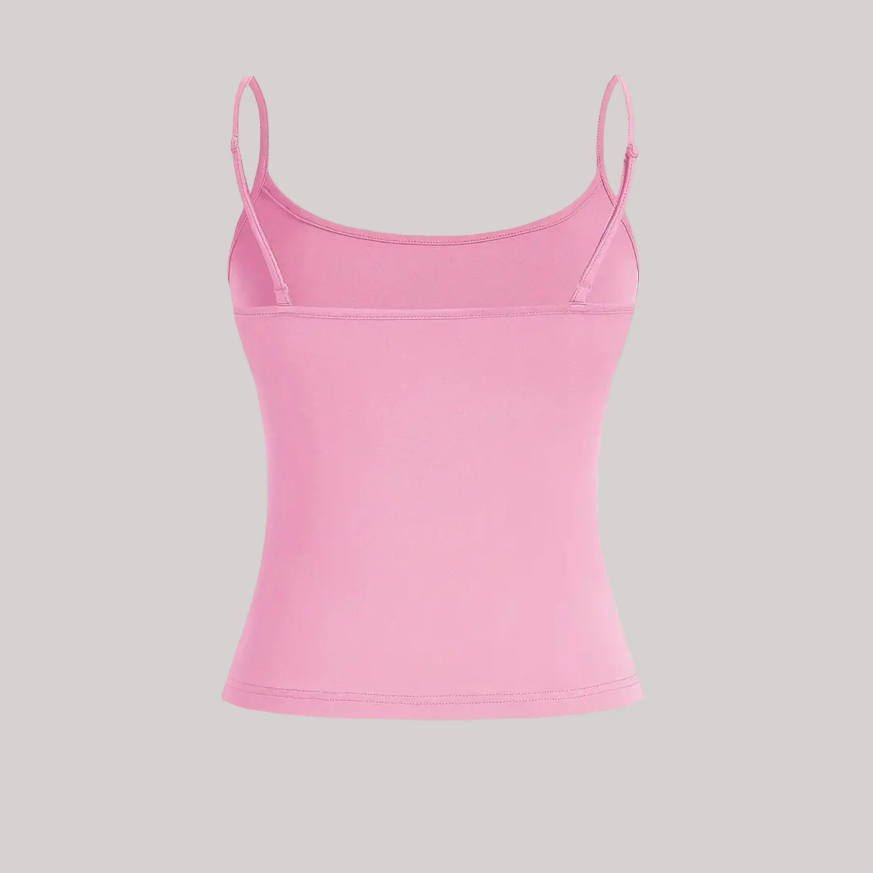 Women Tank Top Strap Slim Top for Summer Fashion Versatile Casual Breathable Micro Elastic Fabric Sleeveless Strap Top